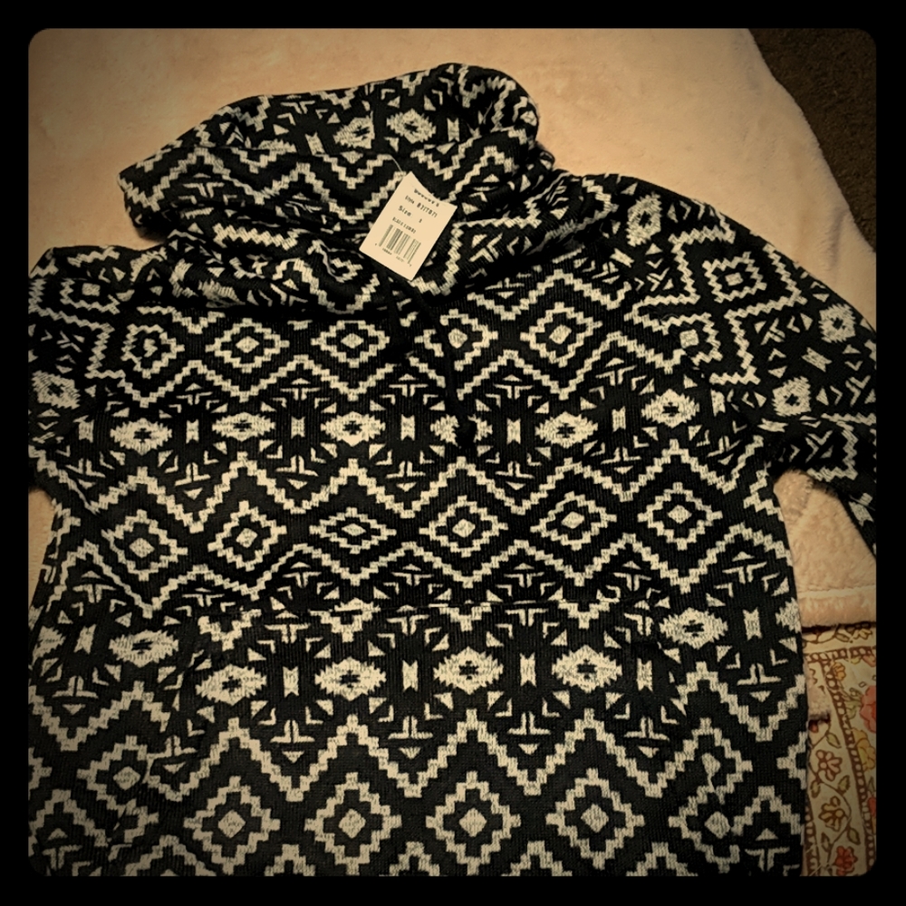 Cowl neck sweatshirt NWT